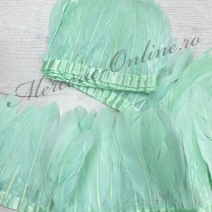 Banda pene porumbel, Verde Menta Deschis (la metru) Cod:2835 - Img 2