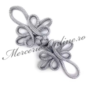 Brandenburg textil lurex, 8.5x4cm, (la bucata) Cod:3893 - Img 2