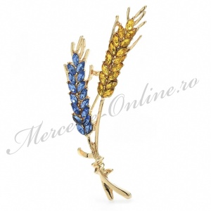 Brosa Spic cu Strasuri, 6.4x2.3cm (la bucata) Cod:3282