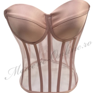 Corset rochii cupe sutien satin, (la bucata) Cod:2561 - Img 9