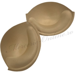 Cupe sutien cu Push-Up Banana, Alb/Negru/Bej (o pereche) Cod:3547 - Img 3