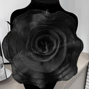 Flori Decorative din Organza, cca 27cm (la bucata) Cod:3150 - Img 6