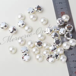 Jumatati perle de cusut, 8mm/10mm, (20bucati/pachet) Cod:2842 - Img 2