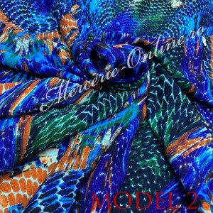 Material textil Crep Imprimat, 1.50m (la metru) Cod:1460 - Img 4