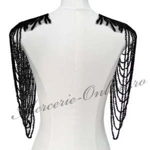 Set aplicatie tip Epoleti cu Margele, Cod:3489 - Img 2