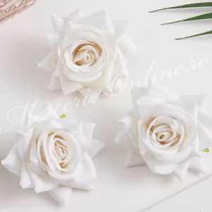Trandafiri Artificiali Decorativi din Catifea, 7cm (la bucata) Cod:2998 - Img 3