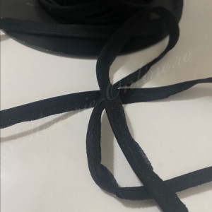 Vipusca Bumbac, 1cm, Negru (10metri/PACHET) Cod:2847