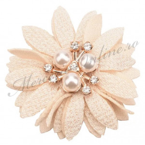 Aplicatie textila flori, (la bucata) Cod:2774 - Img 2