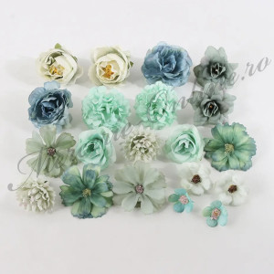 Aplicatii Flori Artificiale 3D, Menta (20bucati/set) Cod:3002