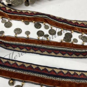 Banda pasmanterie banuti, cca 5cm (la metru) Cod:0819