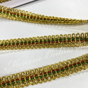 Banda Pasmanterie Galon Lurex, cca 1.5cm (13metri/rola) Cod:0587