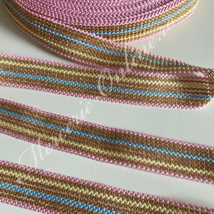 Banda pasmanterie lurex , cca 3cm de (la metru) Cod:2018 - Img 2