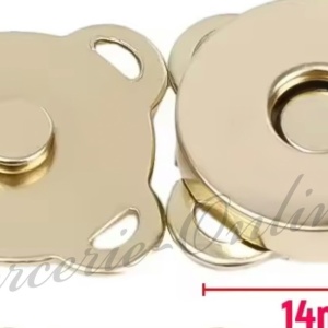 Capse Metalice Magnetice cusut, 14mm (5perechi/set) Cod:3438 - Img 2