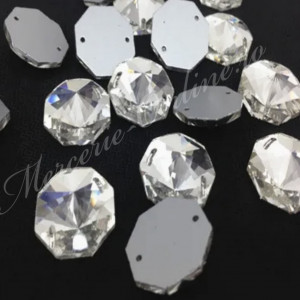 Cristale de cusut sticla, Crystal, 12mm (6bucati/pachet) Cod:2798