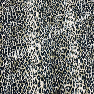 Material textil Bumbac cu Lycra Imprimat Animal Print, 1.60m (la metru) Cod:1544 - Img 3