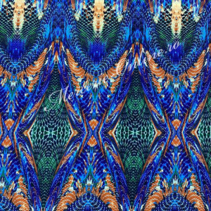 Material textil Crep Imprimat, 1.50m (la metru) Cod:1460 - Img 5