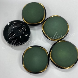 Nasturi Plastic, 30mm, Verde Imperial (la bucata) Cod:3191