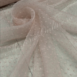 Organza cu picouri, latime 140cm (la metru), Cod:2740 - Img 5