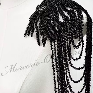 Set aplicatie tip Epoleti cu Margele, Cod:3489 - Img 3