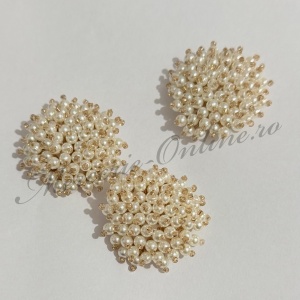 Aplicatie cu Perle, cca 3.5cm (la bucata) Cod:3713
