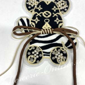Aplicatie Textila Urs, cca 20x17cm, (la bucata) Cod:3348