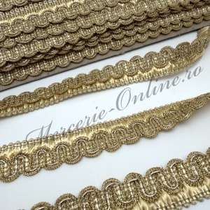 Banda pasmanterie lurex, cca 2cm (la metru) Cod:3738