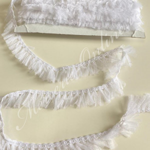 Banda pasmanterie snur tulle, cca 3cm (9metri/rola) Cod:2103 - Img 4