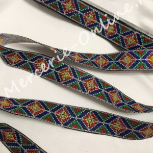 Banda termoadeziva brodata, latime cca 4cm, (la metru) Cod:1138