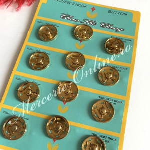 Capse metalice cusut, 18mm (12bucati/set) Cod:2264 - Img 2