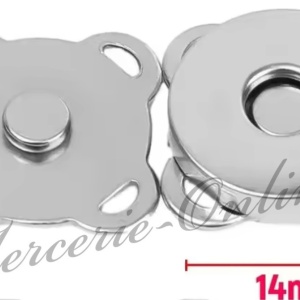 Capse Metalice Magnetice cusut, 14mm (5perechi/set) Cod:3438 - Img 3