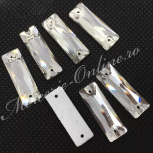 Cristale de cusut sticla, Crystal, 6x18mm (7bucati/pachet) Cod:2444