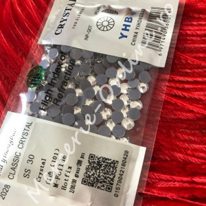 Cristale de Lipit, Marime SS30, Crystal, (20bucati/pachet) Cod:1047 - Img 2
