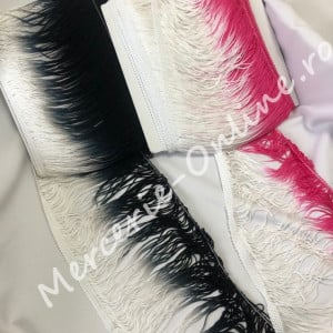 Franjuri in doua culori, 20cm (la metru) Cod:1126
