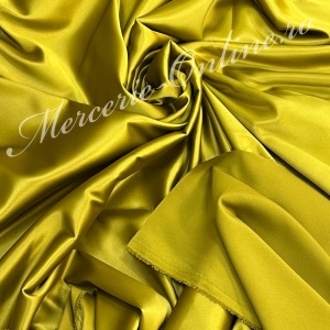 Material textil Tafta Elastica, Verde Mustar, 1.50m (la metru) Cod:4145