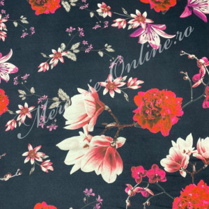 Material textil Voal Imprimat, 1.50m (la metru) Cod:1608 - Img 2
