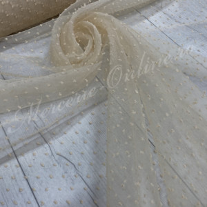 Organza cu picouri, latime 140cm (la metru), Cod:2740 - Img 6