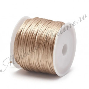 Snur Satin, mai multe culori disponibile, 2mm (91metri/rola) Cod:1163 - Img 6