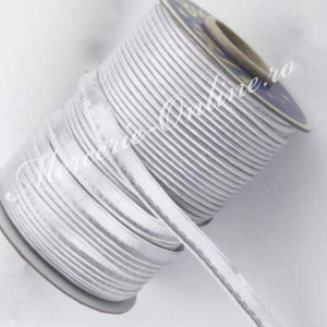Vipusca Satin, 1cm, Auriu/Argintiu (65metri/rola) Cod:1538 - Img 2