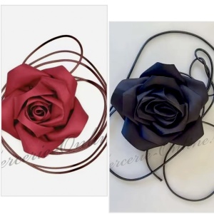 Aplicatie Floare 3D tip trandafir, cca 10cm (la bucata) Cod:3482