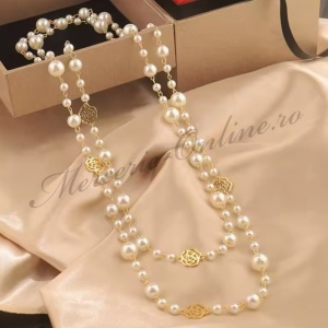 Aplicatie tip Sirag cu Perle, (la bucata) Cod:3477