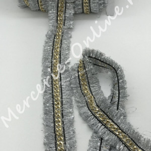Banda pasmanterie cu lant, cca 3cm (la metru) Cod:0685
