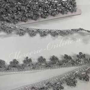 Banda Pasmanterie Lurex, cca 2cm (13metri/rola) Cod:3231 - Img 2