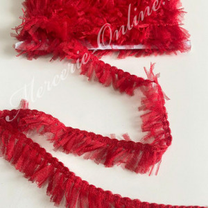 Banda pasmanterie snur tulle, cca 3cm (9metri/rola) Cod:2103 - Img 5