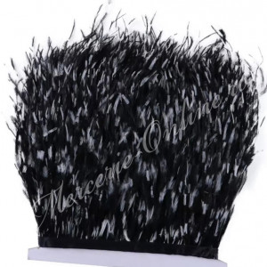 Banda pene strut, Alb-Negru (la metru) Cod:1136