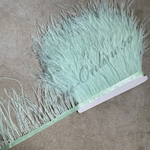 Banda pene strut, Verde Menta Deschis, (la metru) Cod:2670