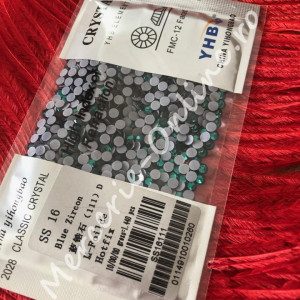 Cristale de Lipit, Blue Zircon, Marimi SS16/SS20/SS30, (1440bucati/pachet-288bucati/pachet) Cod:1033 - Img 2