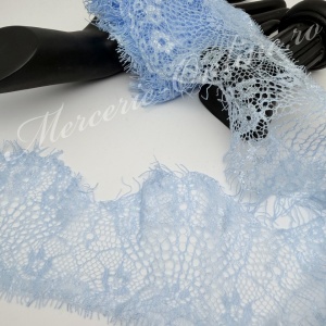 Dantela fina Chantilly, Blue, cca 9.5cm (la bucata) Cod:4158