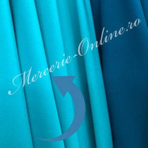 Material textil Barbie, Turcoaz, 1.50m (la metru) Cod:1459 - Img 2