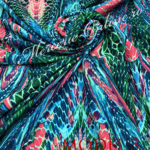 Material textil Crep Imprimat, 1.50m (la metru) Cod:1460 - Img 7
