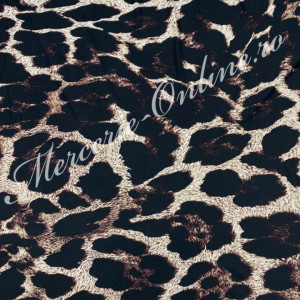 Material textil Lycra plina Animal Print, 1.50m (la metru) Cod:1643 - Img 2
